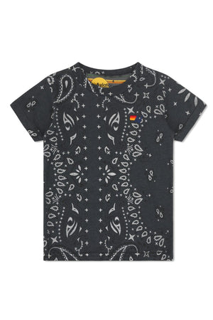 KID'S BANDANA TEE - CHARCOAL