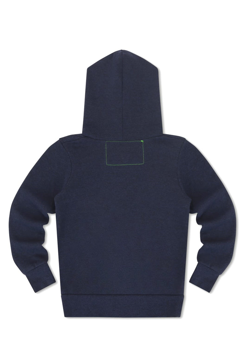 KID'S 5 STRIPE HOODIE - NAVY