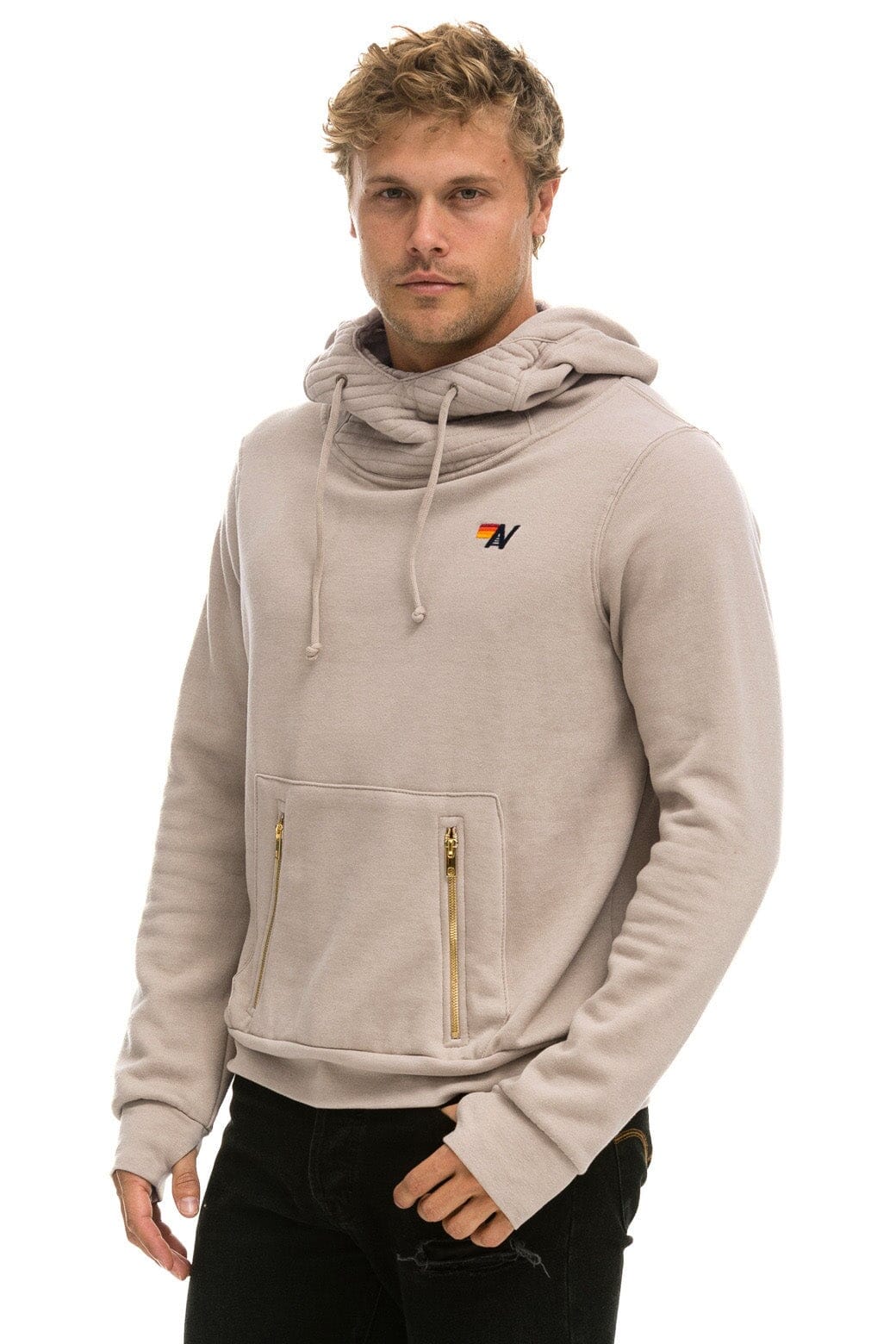 NINJA PULLOVER HOODIE - SAND Hoodie Aviator Nation 