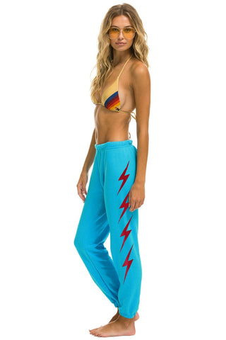 OUTSIDE LANDS 2024 UNISEX SWEATPANTS - NEON BLUE Aviator Nation 
