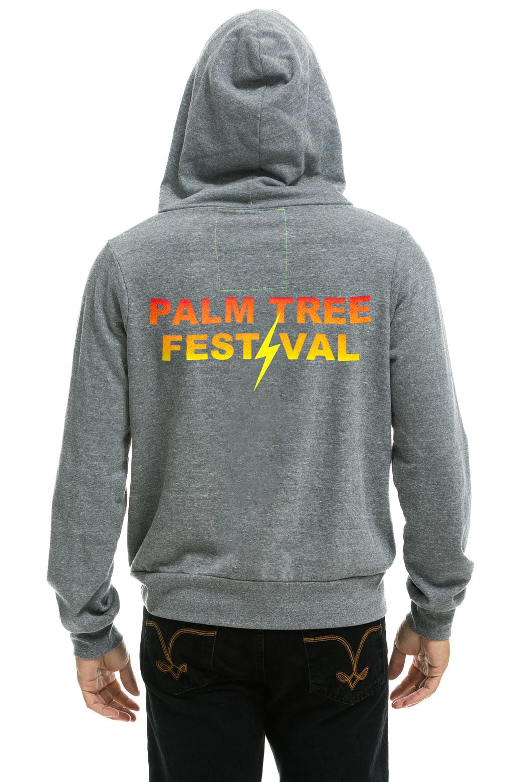 PALM TREE FESTIVAL ASPEN 2024 ZIP HOODIE - HEATHER Hoodie Aviator Nation 