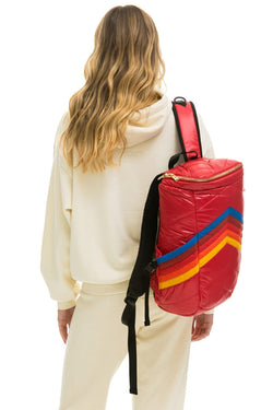PEAK PUFFER BACKPACK - CHERRY Backpack Aviator Nation 