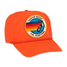 SIGNATURE HAMPTONS VINTAGE NYLON TRUCKER HAT HATS Aviator Nation NEON ORANGE 