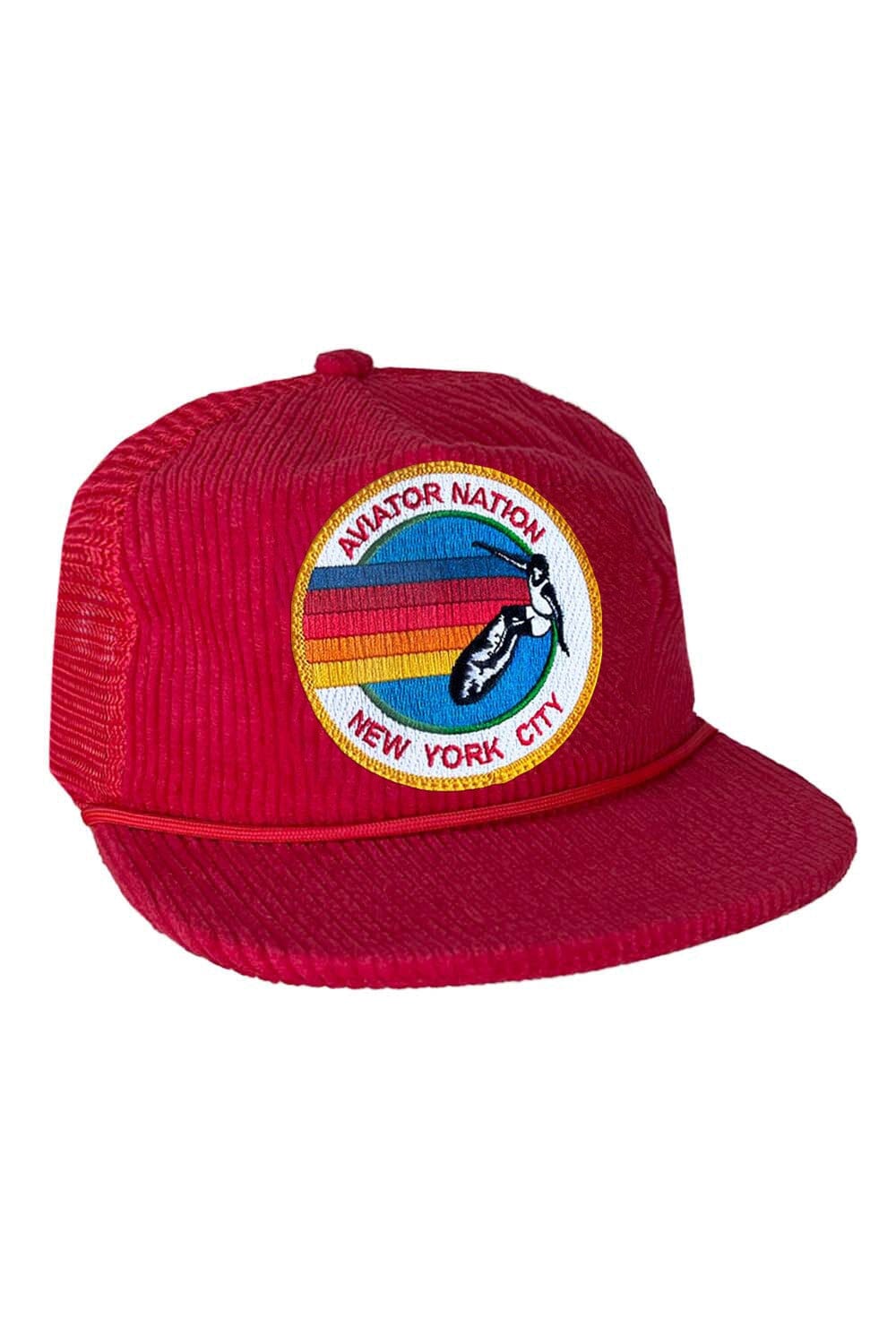 SIGNATURE NEW YORK CITY - VINTAGE CORDUROY MESH TRUCKER – Aviator