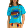 SIGNATURE NORTH SHORE BOYFRIEND TEE - NEON BLUE Boyfriend Tee Aviator Nation 