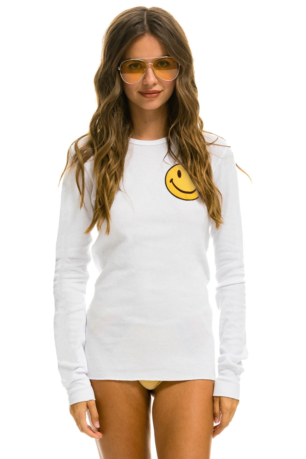 SMILEY 2 THERMAL - WHITE Thermal Aviator Nation 