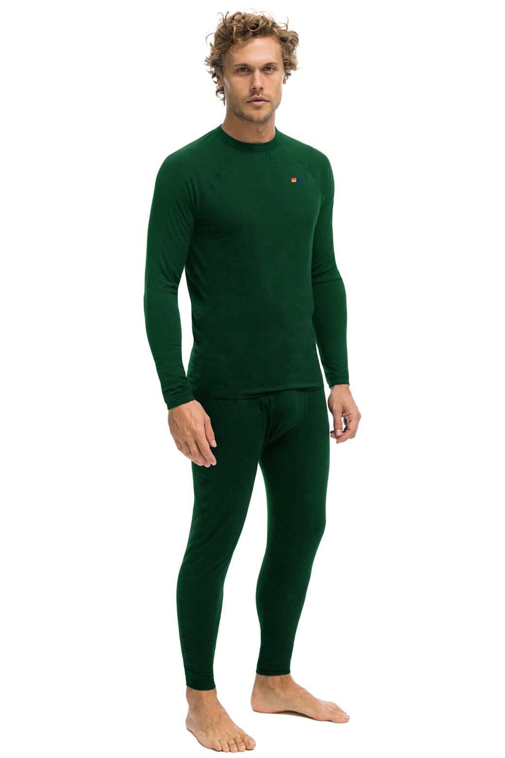 MEN'S THERMAL BASE LAYER SET - FOREST BASE LAYER Aviator Nation 