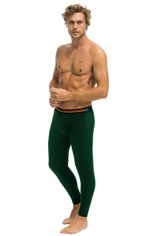 MEN'S THERMAL BASE LAYER SET - FOREST BASE LAYER Aviator Nation 
