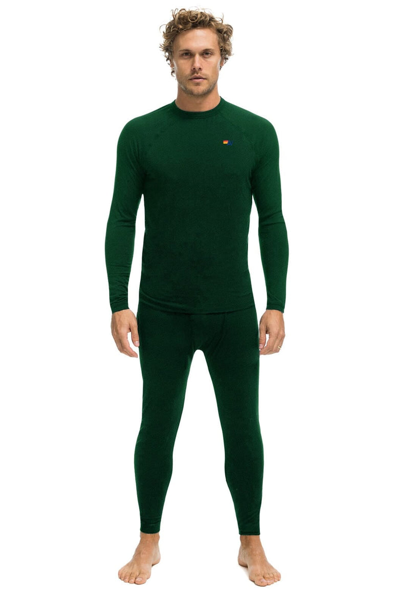 MEN'S THERMAL BASE LAYER SET - FOREST BASE LAYER Aviator Nation 