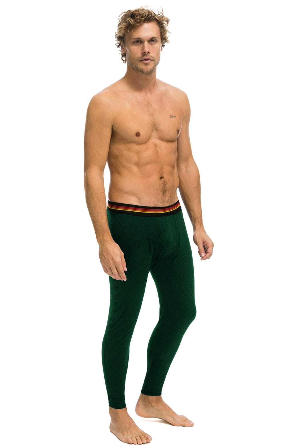 MEN'S THERMAL BASE LAYER SET - FOREST BASE LAYER Aviator Nation 
