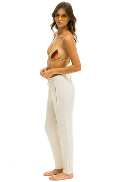VINTAGE CABIN CASHMERE SWEATER PANT - VINTAGE WHITE Women's Sweatpants Aviator Nation 