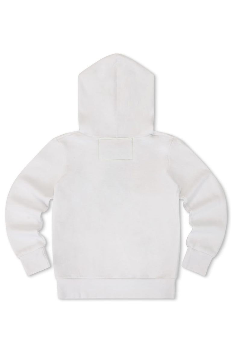 KID'S LOGO  PULLOVER HOODIE - WHITE
