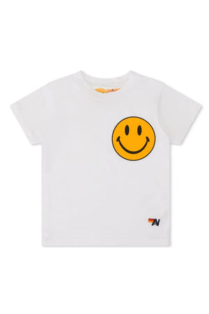 KID'S SMILEY 2 TEE - WHITE