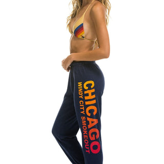 WINDY CITY SMOKEOUT 2024 UNISEX SWEATPANTS - NAVY Women's Sweatpants Aviator Nation 