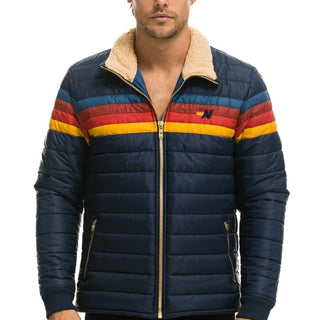 4 STRIPE JACKET - NAVY Men's Outerwear Aviator Nation 