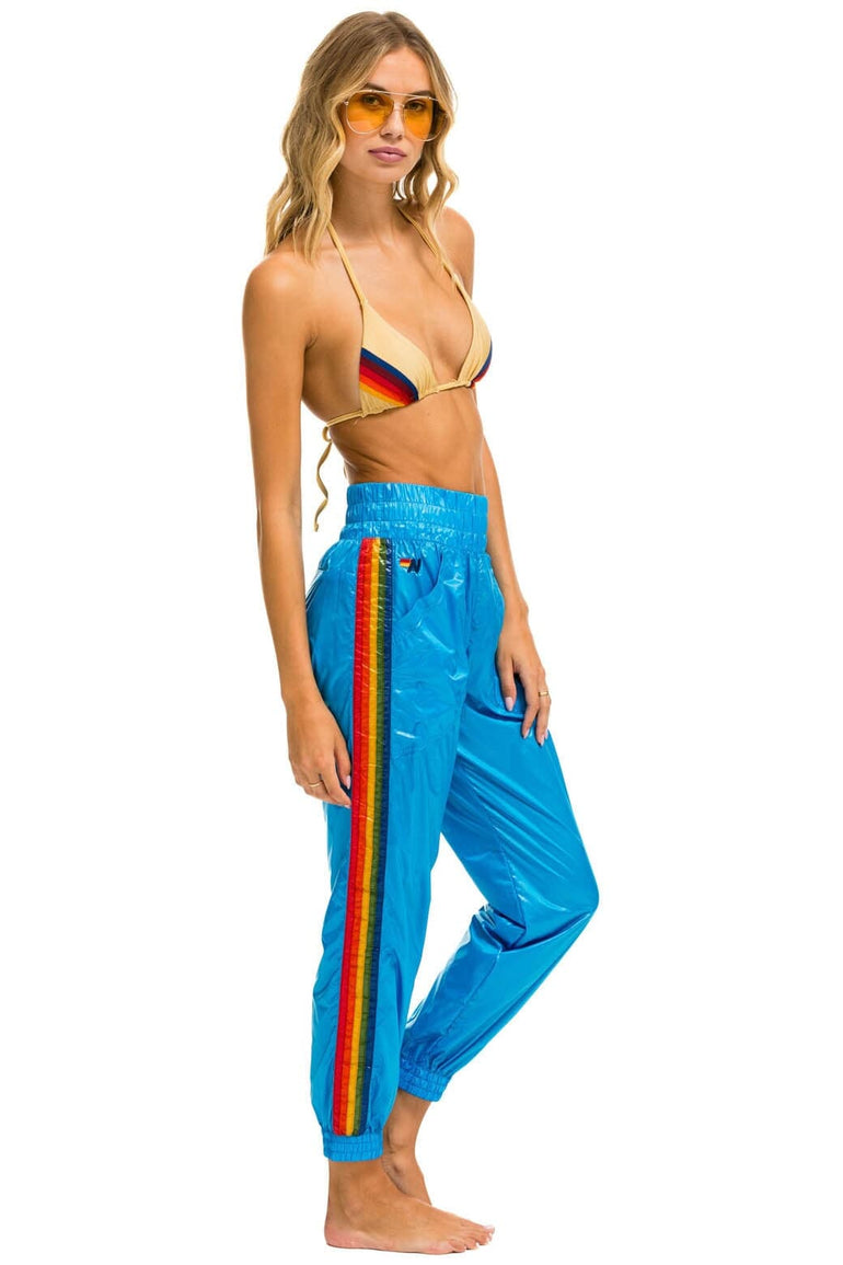 5 STRIPE HI RISE WIND PANT - DRESDEN Women's Sweatpants Aviator Nation 