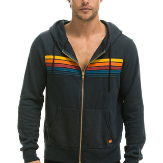 5 STRIPE HOODIE - CHARCOAL Hoodie Aviator Nation 