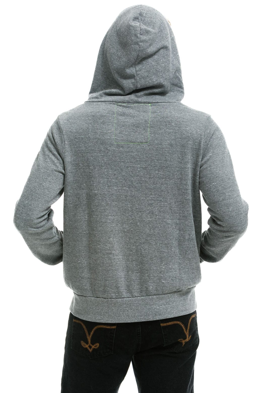 5 STRIPE HOODIE - HEATHER GREY // BLUE Hoodie Aviator Nation 