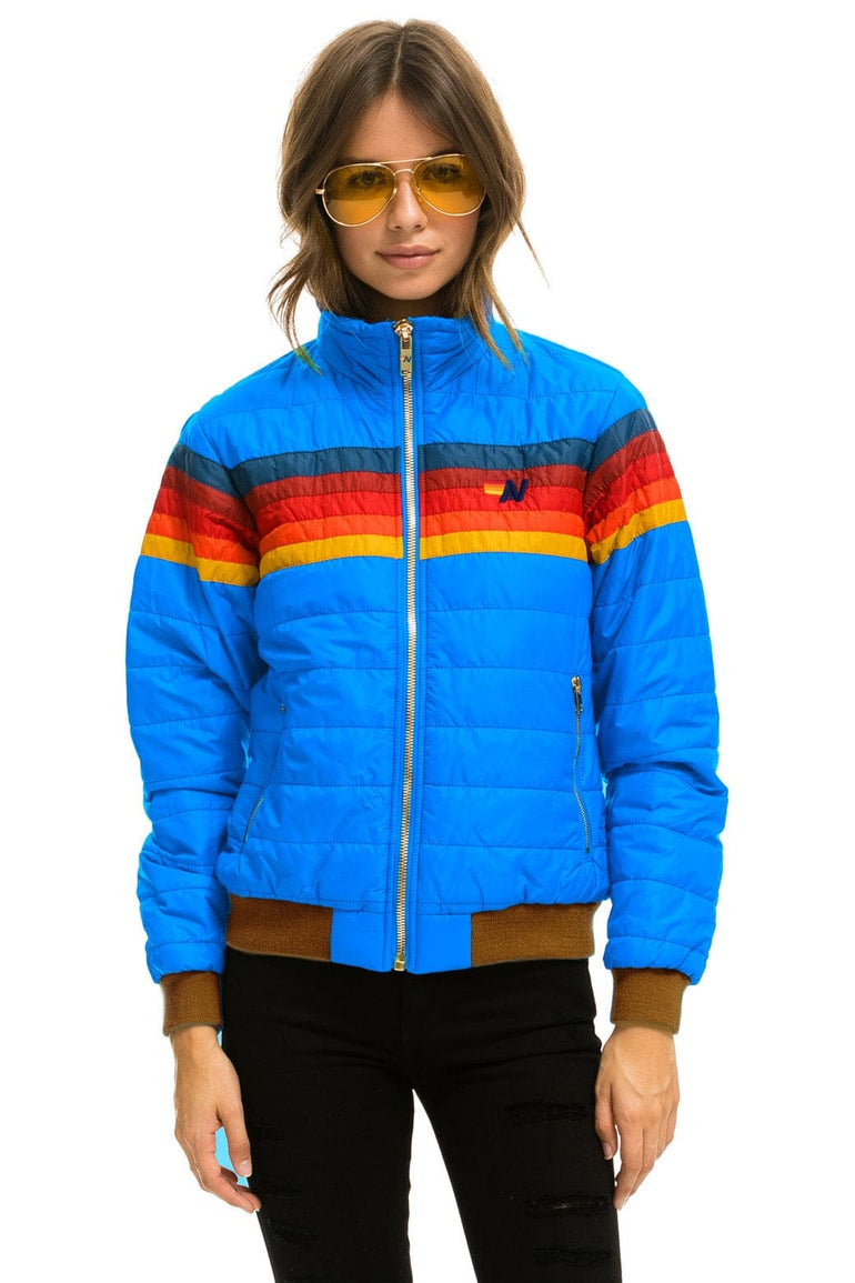 5 STRIPE JACKET - BLUE CINA Women's Outerwear Aviator Nation