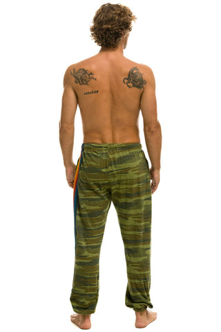 5 STRIPE SWEATPANTS - CAMO Mens Sweatpants Aviator Nation 