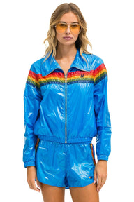 5 STRIPE WINDBREAKER - BLUE CINA Women's Windbreaker Aviator Nation 