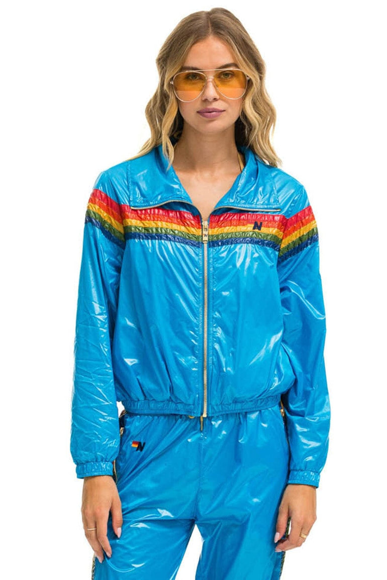 5 STRIPE WINDBREAKER - DRESDEN Women's Outerwear Aviator Nation 