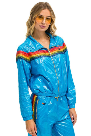 5 STRIPE WINDBREAKER - DRESDEN Women's Outerwear Aviator Nation 