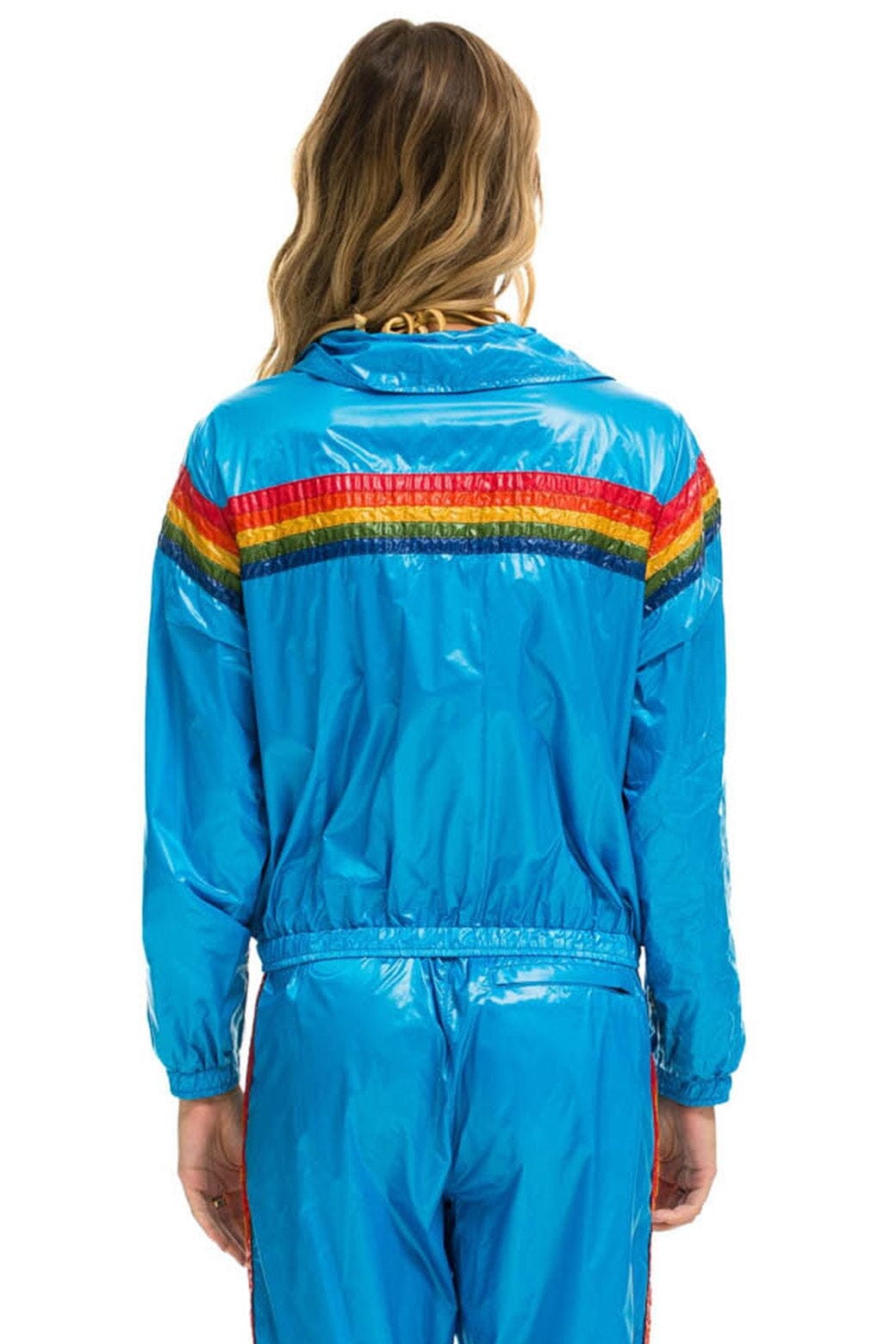 5 STRIPE WINDBREAKER - DRESDEN Women's Outerwear Aviator Nation 