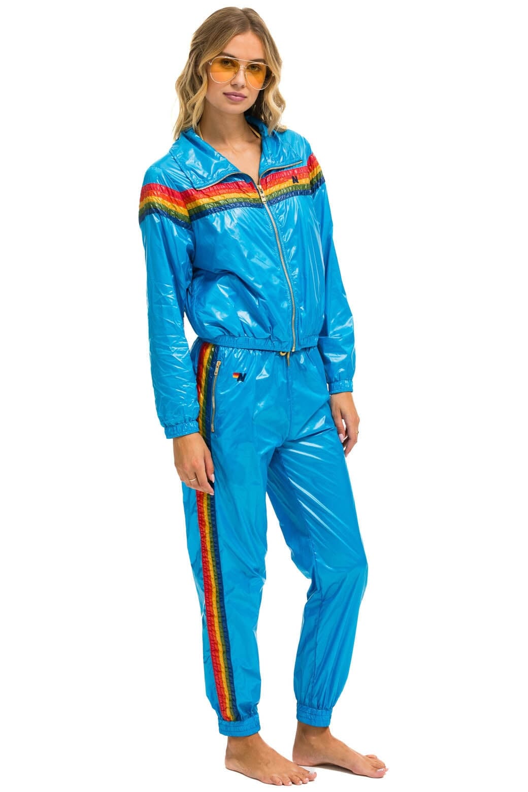 5 STRIPE WINDBREAKER - DRESDEN Women's Outerwear Aviator Nation 