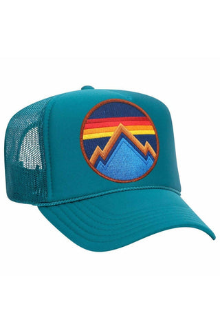 ALL SEASONS CIRCLE TRUCKER HAT HATS Aviator Nation JADE 