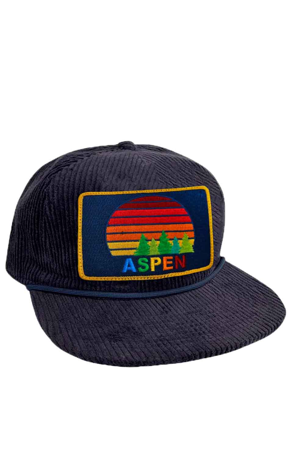 ASPEN SUNSET VINTAGE CORDUROY TRUCKER HAT – Aviator Nation