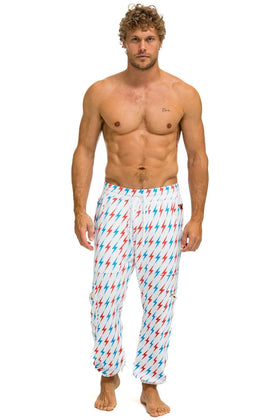 AVIATOR BOLT EMBROIDERY SWEATPANTS