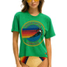 AVIATOR NATION ASPEN BOYFRIEND TEE - KELLY GREEN Boyfriend Tee Aviator Nation 