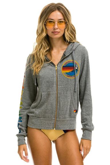 AVIATOR NATION ASPEN HOODIE - HEATHER GREY Hoodie Aviator Nation 