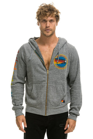 AVIATOR NATION ASPEN HOODIE - HEATHER GREY Hoodie Aviator Nation 