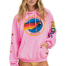 AVIATOR NATION ASPEN RELAXED PULLOVER HOODIE - NEON PINK Hoodie Aviator Nation 