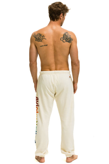 AVIATOR NATION ASPEN SWEATPANTS - VINTAGE WHITE Men's Sweatpants Aviator Nation 