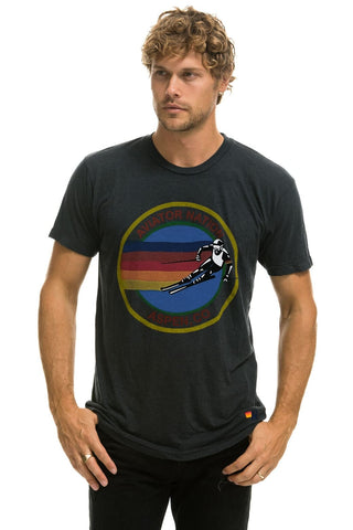 AVIATOR NATION ASPEN TEE - CHARCOAL Tees Aviator Nation 