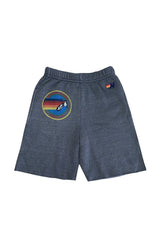 AVIATOR NATION KIDS SWEATSHORTS - VINTAGE CHARCOAL Kids Shorts Aviator Nation 