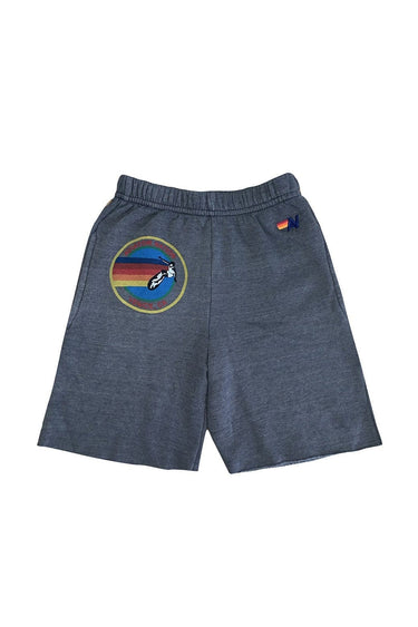 AVIATOR NATION KIDS SWEATSHORTS - VINTAGE CHARCOAL Kids Shorts Aviator Nation 