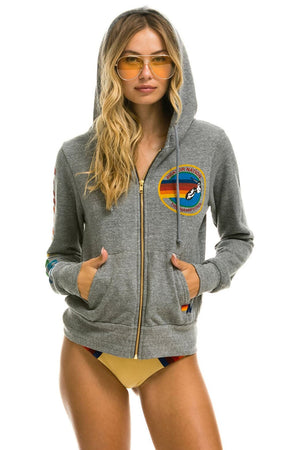 AVIATOR NATION HAMPTONS HOODIE - HEATHER GREY