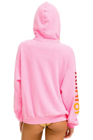 AVIATOR NATION HAMPTONS RELAXED PULLOVER HOODIE - NEON PINK Hoodie Aviator Nation 