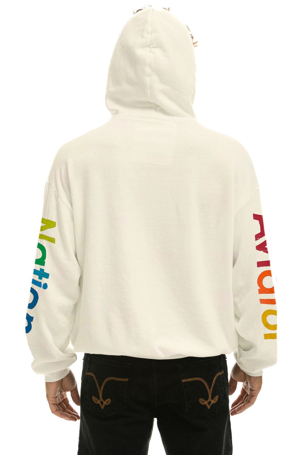 AVIATOR NATION HAMPTONS RELAXED PULLOVER HOODIE - VINTAGE WHITE Hoodie Aviator Nation 
