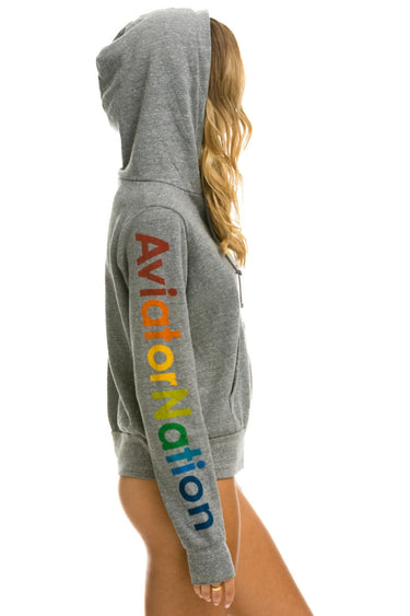 AVIATOR NATION HEATHER GREY HOODIE - HEATHER GREY Hoodie Aviator Nation 