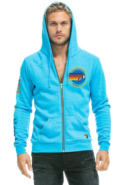 AVIATOR NATION HOODIE - NEON BLUE Hoodie Aviator Nation 