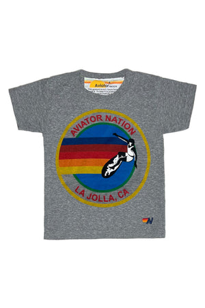 KID'S AVIATOR NATION LA JOLLA TEE - HTHR