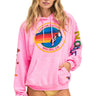 AVIATOR NATION MALIBU RELAXED PULLOVER HOODIE - NEON PINK Hoodie Aviator Nation 