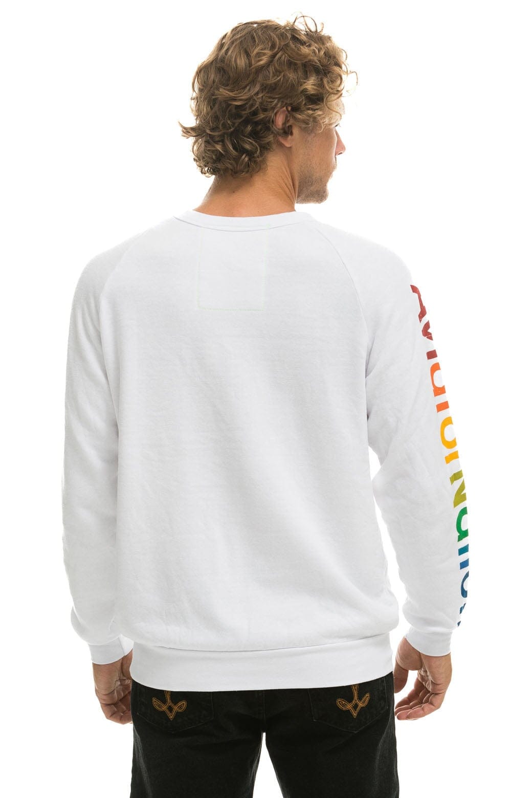 AVIATOR NATION MALIBU SWEATSHIRT - WHITE Sweatshirt Aviator Nation 