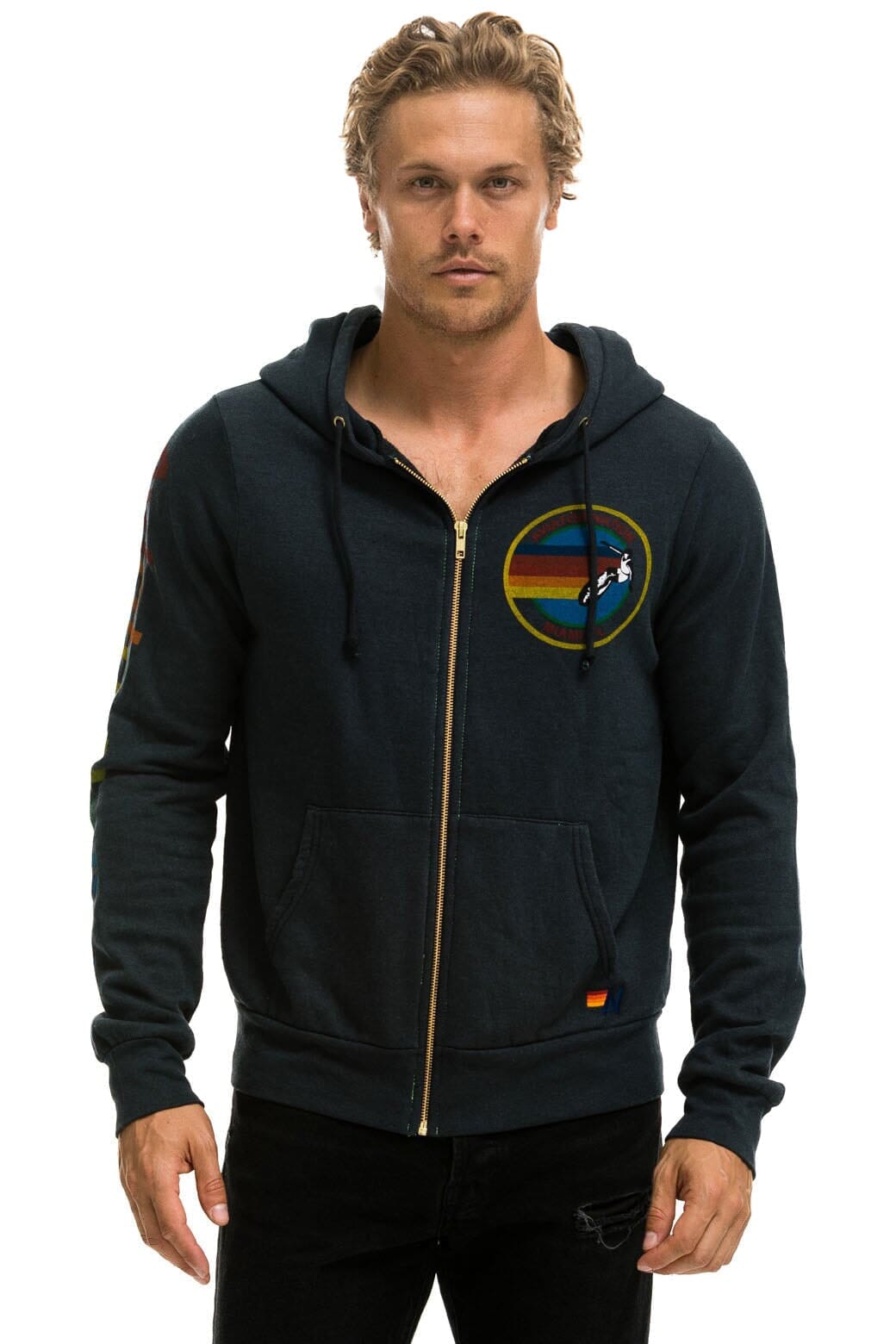 AVIATOR NATION MIAMI HOODIE - CHARCOAL Hoodie Aviator Nation 