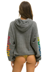 AVIATOR NATION MIAMI RELAXED PULLOVER HOODIE - HEATHER GREY Hoodie Aviator Nation 